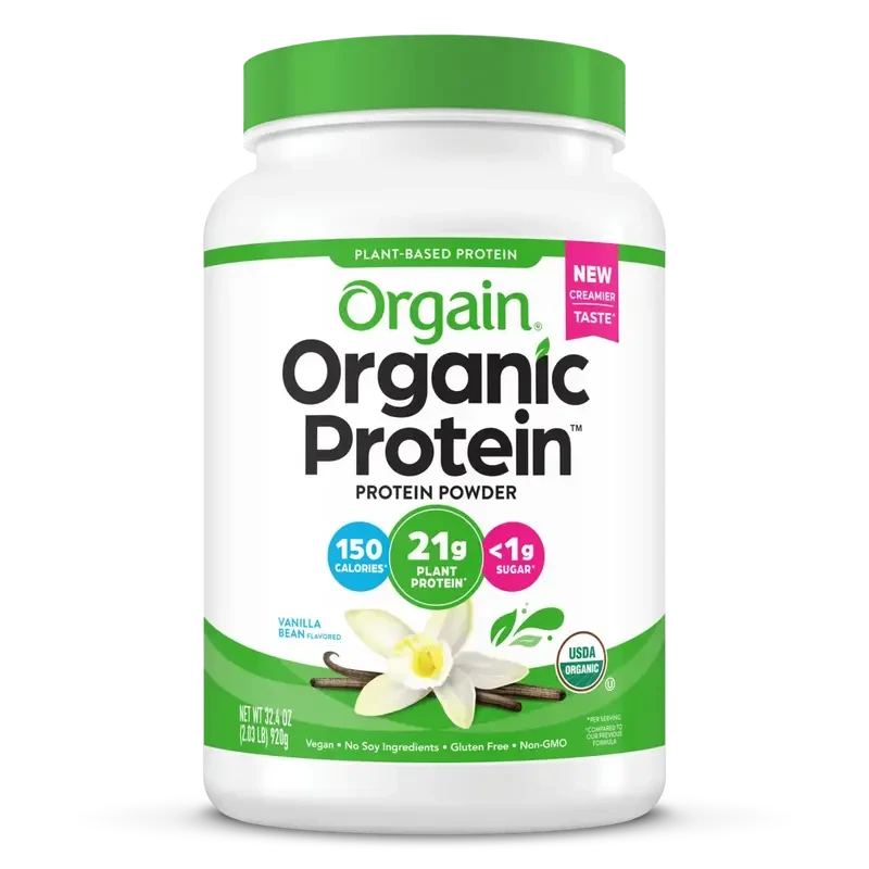 Organic Plant Protein Powder Vanilla Bean