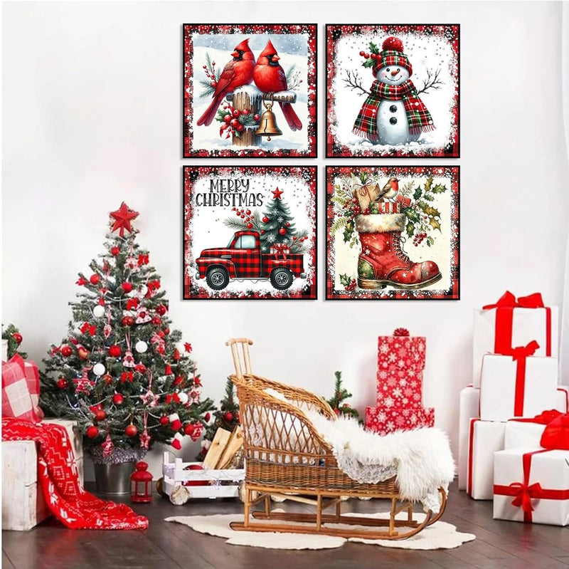 Christmas Diamond Art Wall Decor