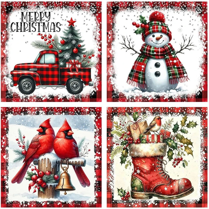 Christmas Diamond Art Wall Decor