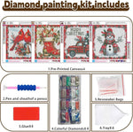 Christmas Diamond Art Wall Decor