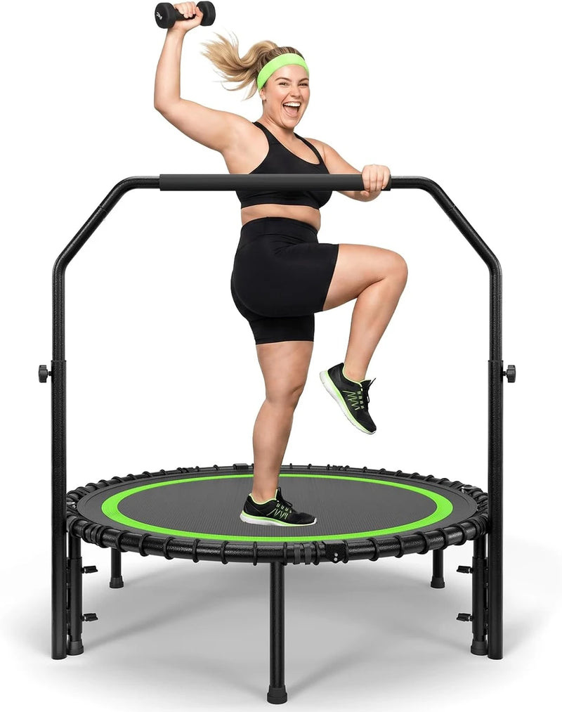 Green Quiet Mini Rebounder Trampoline