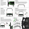 Green Quiet Mini Rebounder Trampoline