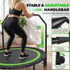 Green Quiet Mini Rebounder Trampoline