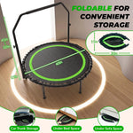 Green Quiet Mini Rebounder Trampoline