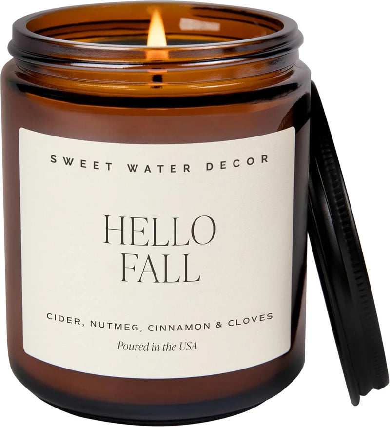 Sweet Water Decor Hello Fall Soy Candle